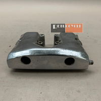 17500-66, Chrome Rear Shovelhead Rocker Box Cover - Used
