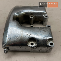 17500-66, Chrome Rear Shovelhead Rocker Box Cover - Used