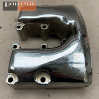 17500-66 Chrome Shovelhead Rocker Box Cover Front - Used