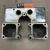 17500-66 Chrome Shovelhead Rocker Box Cover Front - Used