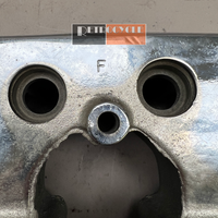 17500-66 Chrome Shovelhead Rocker Box Cover Front - Used