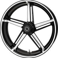 0210-0460 - ARLEN NESS Wheel - Factory 24 - Front/Rear - Black/Contrast Cut - 19x3.25 71-421