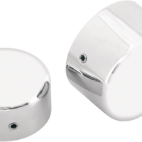 0214-0449 - DRAG SPECIALTIES Axle Caps - Chrome - Rear W16-0332