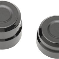 0214-0833 - DRAG SPECIALTIES Axle Cap - Rear - Black 0214-0833