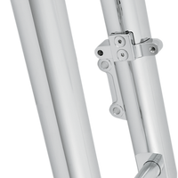 0403-0052 - ARLEN NESS Hot Legs Fork Legs - Custom Single Disc - Smooth - Chrome - '00-'06 FLST 06-554