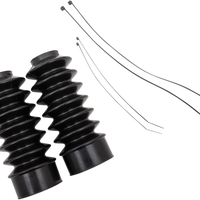 0406-0095 - DRAG SPECIALTIES Rubber Fork Boots - 39 mm - 7" L C23-0219