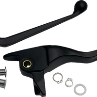 0610-2309 - DRAG SPECIALTIES Narrow Lever Set - Black H07-0591NMB
