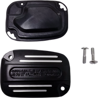 0612-0473 - DRAG SPECIALTIES Master Cylinder Cover - Clutch - Black 78577