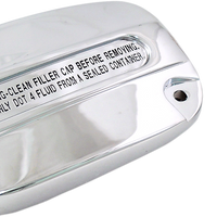 0612-0473 - DRAG SPECIALTIES Master Cylinder Cover - Clutch - Black 78577
