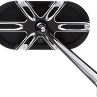 0640-1207 - ARLEN NESS Deep Cut Mirror - Black - Right 13-166