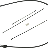 0652-2866 - DRAG SPECIALTIES Clutch Cable - Upper - 56" - Black/Chrome 4323422HE