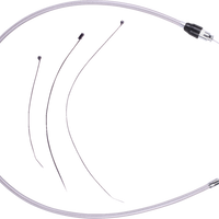 0652-3197 - DRAG SPECIALTIES Quick Connect Clutch Cable - Upper - 43" - Stainless Steel 5323800HE