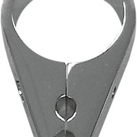 0658-0037 - DRAG SPECIALTIES Cable Clamp - Dual Throttle/Idle - 1-1/8" - Chrome 0658-0037