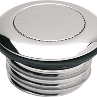 0703-0290 - DRAG SPECIALTIES Gas Cap - Non-Vented Pop-Up - Chrome 03-0328-B1