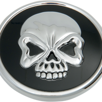 0703-0525 - DRAG SPECIALTIES Gas Cap - Non-Vented Screw-In Skull 012717