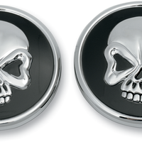 0703-0525 - DRAG SPECIALTIES Gas Cap - Non-Vented Screw-In Skull 012717