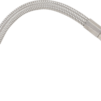 0711-0043 - DRAG SPECIALTIES Oil Line with Fittings - Stainless Steel - 8" 608