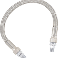 0711-0047 - DRAG SPECIALTIES Oil Line with Fittings - Stainless Steel - 12" 612