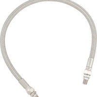 0711-0054 - DRAG SPECIALTIES Oil Line with Fittings - Stainless Steel - 20" 620