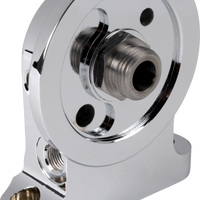 0712-0312 - S&S CYCLE Oil Filter Mount - Chrome 106-3884