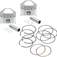 0911-0084 - S&S CYCLE Big Bore Piston Kit - 124" - +.010 - M8 920-0141