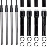 0928-0097 - S&S CYCLE Quickee Pushrods - Black - Twin Cam 930-0143