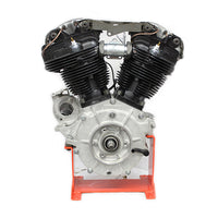 10-1387 - Replica 74 Long Block Knucklehead with Natural Rocker Boxes by Motorshop