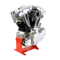 10-2080 80 inch Flatside Shovel Long Block with Chrome Rocker Box