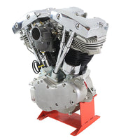 10-2080 80 inch Flatside Shovel Long Block with Chrome Rocker Box