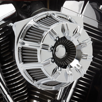 1010-1504 - ARLEN NESS 10-Gauge Air Cleaner - Big Twin - Chrome 18-942