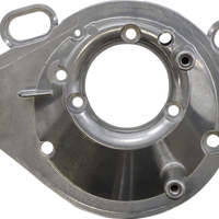 1010-1966 - S&S CYCLE Teardrop Air Cleaner Backplate - E/G Carburetors 17-0336
