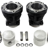 11-0506 - Replica 61 Knucklehead Cylinder Set Black by Motorshop