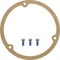 1107-0156 - DRAG SPECIALTIES Live to Ride Derby Cover - 3 Hole - Gold 33-0010DA