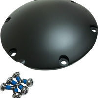 1107-0440 - DRAG SPECIALTIES Derby Cover - Satin Black 301500