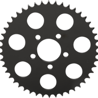 1210-1843 - DRAG SPECIALTIES Rear Sprocket - Gloss Black - Flat - 46 Tooth 16429EB