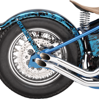 DS-380055 - DRAG SPECIALTIES Smooth Rear Fender - without Taillight/Turn Signal Mount - Steel 72522R