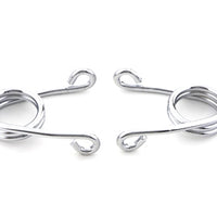 13-0985 - Chrome 2 Hair Seat Spring Set by V-Twin