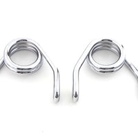 13-0987 - Chrome 3-1/2 Hair Seat Spring Set by V-Twin