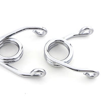 13-0987 - Chrome 3-1/2 Hair Seat Spring Set by V-Twin