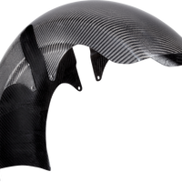1401-1068 - ARLEN NESS Front Fender - Fat Wrapper - 21" - Carbon Fiber - FLT '24-'25 210-031