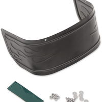 1405-0224 - DRAG SPECIALTIES Front Fender Skirt - Satin Black 77762F