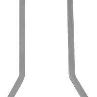1501-0783 - DRAG SPECIALTIES Square Sissy Bar - Chrome - 15.14" H x 8.25" W X08-0045CT