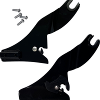 1504-0134 - DRAG SPECIALTIES Quick Release Side Plates - Black X08-0021GB