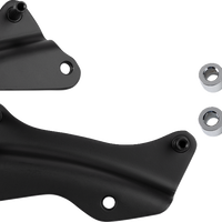 1510-0496 - DRAG SPECIALTIES Backrest Docking Kit - Black C77-0104MB