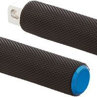 1620-1974 - ARLEN NESS Passenger Knurled Footpegs - Blue - FLDE 07-951