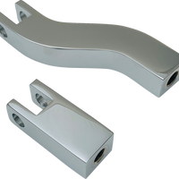 1620-2506 - DRAG SPECIALTIES Passenger Peg Mount - Foot Peg Supports - Chrome - FXD P17-0491C