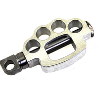 17-0386 - Natural Alloy Knuckle Kick Starter Pedal by V-Twin