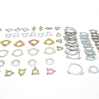 17-0940 - Lock Tab Assortment 70 Pieces Carded by Motorshop