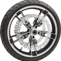 1710-3514 - ARLEN NESS Jagged Left Brake Rotor - Touring - 14" 02-950