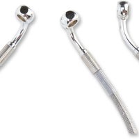 1741-2631 - DRAG SPECIALTIES Brake Line - Front - +6" - Touring - Stainless Steel 660411-6